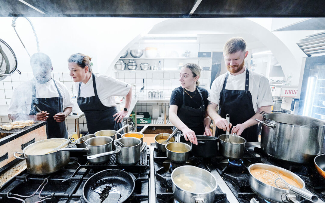 Semifinale-besøget på Thinggaard bød bl.a. på den perfekte fiskeret!