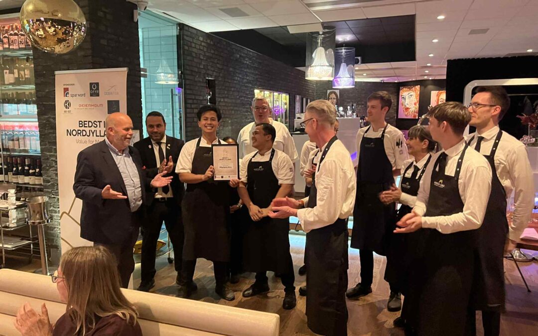Stående applaus til Mortens Kro for sejr og imponerende kåringsmiddag